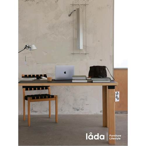 多匣lada莱尔桌家用小户型现代简约轻奢北欧中古风书桌长餐桌圆桌