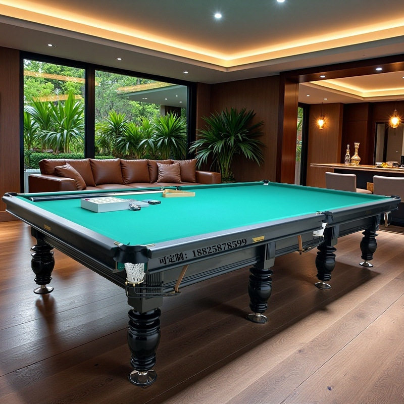 厂家供应俄式台球桌 家用棋牌娱乐台球桌 标准成人台球桌批发