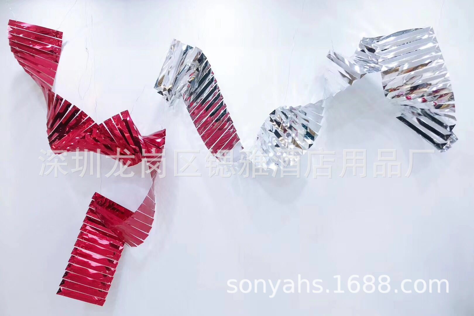 婚庆造型钻石帘彩色双面亮片硬膜婚礼场景婚庆舞台背景装饰亮片