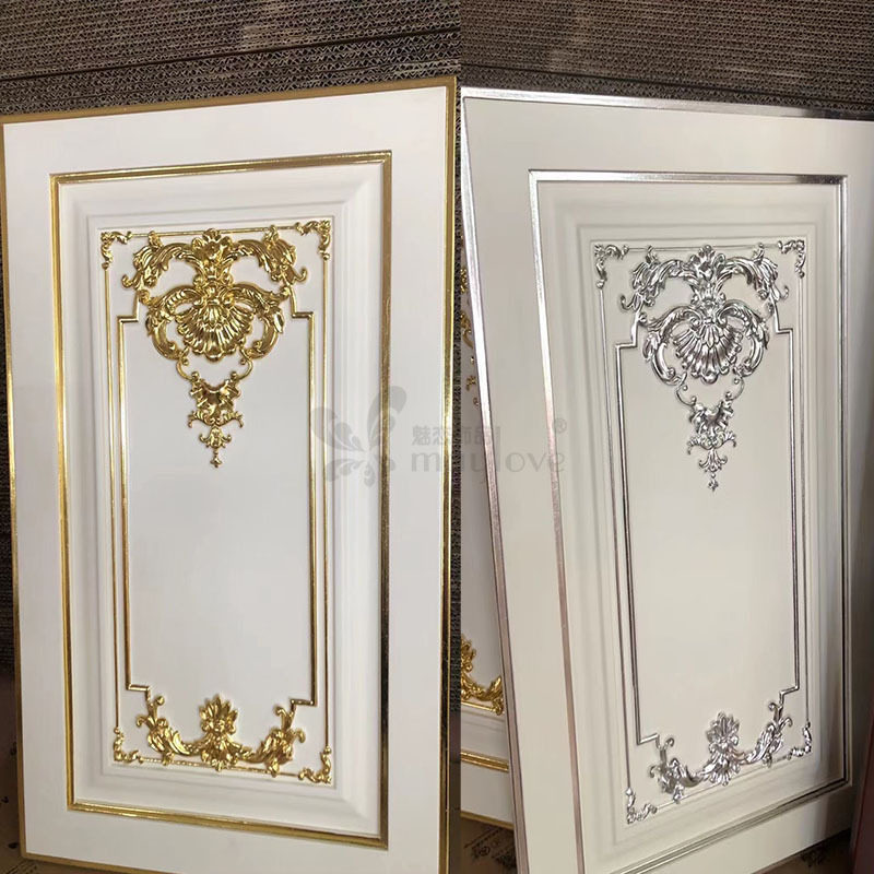贴金箔仿古做旧铜板画彩绘宫廷人物画卷家私玄关鞋柜中式展示台