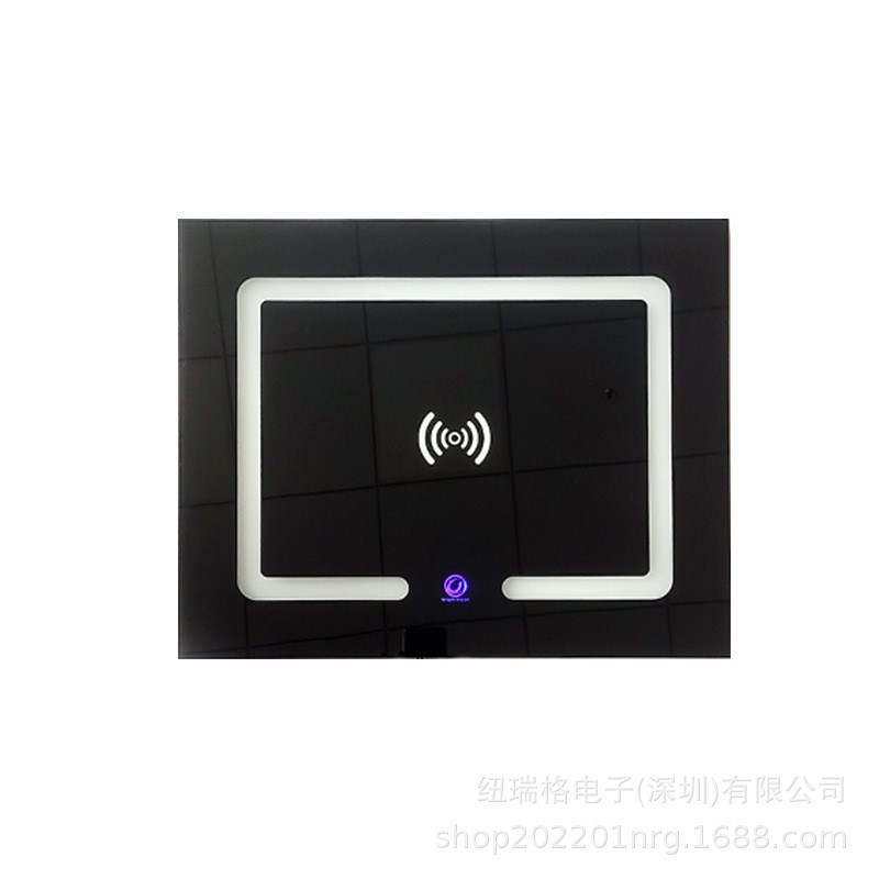 抖音热卖智能床头柜面板钢化玻璃面板无线充电蓝牙音响触控灯智能