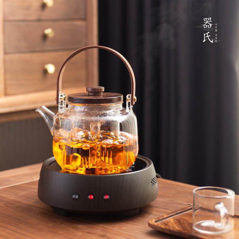 器氏 暖阳电陶炉煮茶套装玻璃蒸煮茶壶家用自动断电煮茶炉煮茶器,餐饮具,茶壶,淘宝优惠券,粉丝福利购,淘宝优惠卷