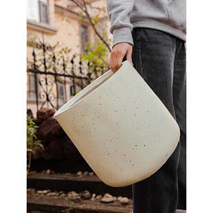 镁泥花盆大号种树龟背竹千年木橡皮树龙血树百合竹陶瓷花盆绿植盆