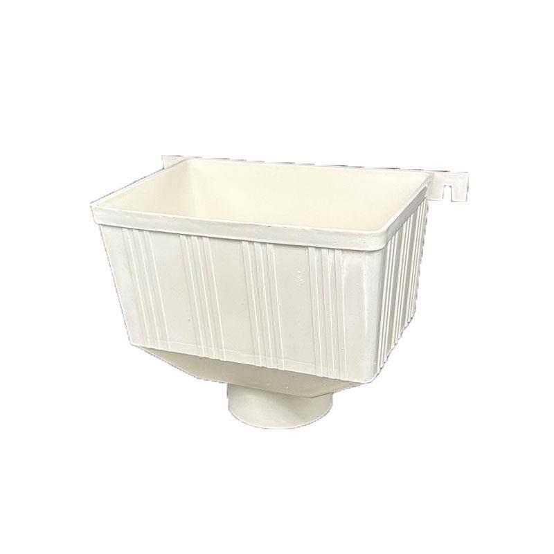 方形雨斗Pvc排水管下水管接头管件筛网75/110/160/200mm