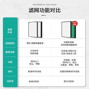 简庭适配友好空气净化器滤芯KJ650F 70过滤网E41 T50