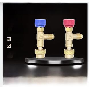 洪森空调充液安全阀R22安全阀R410制冷剂充液适配器空调充氟工具R