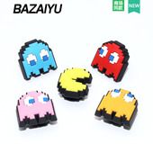 装 巴仔鱼洞洞鞋 扣配饰鞋 花卡骆驰鞋 饰品智必星DIY配件吃豆人 鞋