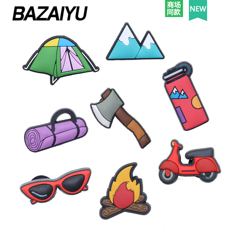 巴仔鱼洞洞鞋配饰高级鞋扣配件户外登山鞋花装饰适配Cross/Crocs,服饰配件/皮带/帽子/围巾,鞋扣,淘宝优惠券,粉丝福利购,淘宝优惠卷