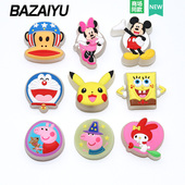 装 巴仔鱼洞洞鞋 扣配饰鞋 花卡骆驰鞋 饰品智必星DIY配件卡通LED 鞋