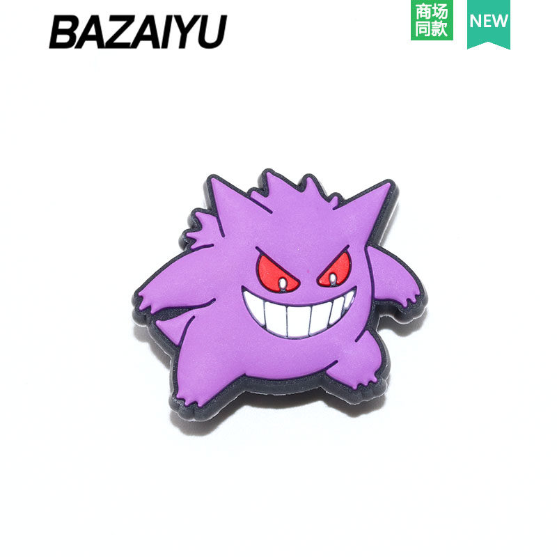 thumbnail for Baazi Fish Clog Shoe Accessories Shoe Charms Pokémon Cartoon Shoe Decorations Suitable for Cross/Crocs