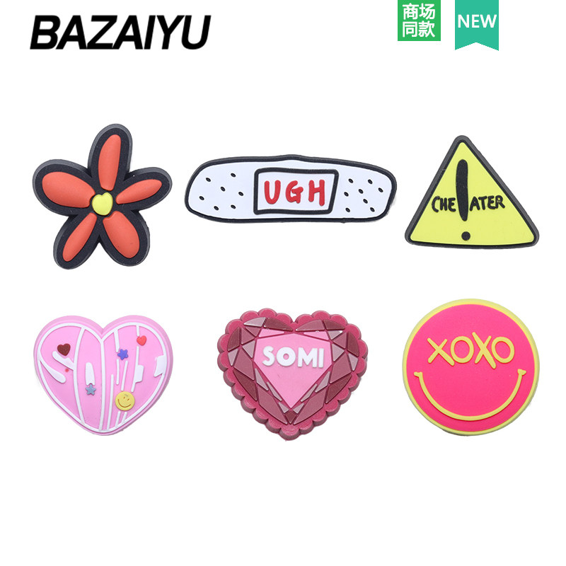 巴仔鱼洞洞鞋配饰diy鞋扣配件爱心笑脸鞋花装饰扣适配Cross/Crocs,服饰配件/皮带/帽子/围巾,鞋扣,淘宝优惠券,粉丝福利购,淘宝优惠卷