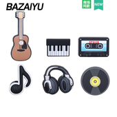 配饰鞋 饰音乐乐器适配Cross 扣配件 花装 Crocs 卡通鞋 巴仔鱼洞洞鞋