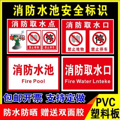 鑫泽耀PVC消防水池安全标识牌