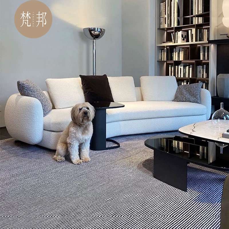 Poliform意式现代转角异形布艺沙发极简大户型客厅样板房高端家具