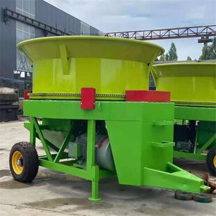 转盘式花生秧秸秆粉碎机牛羊养殖场牧草切碎机牵引式黄储草揉丝机