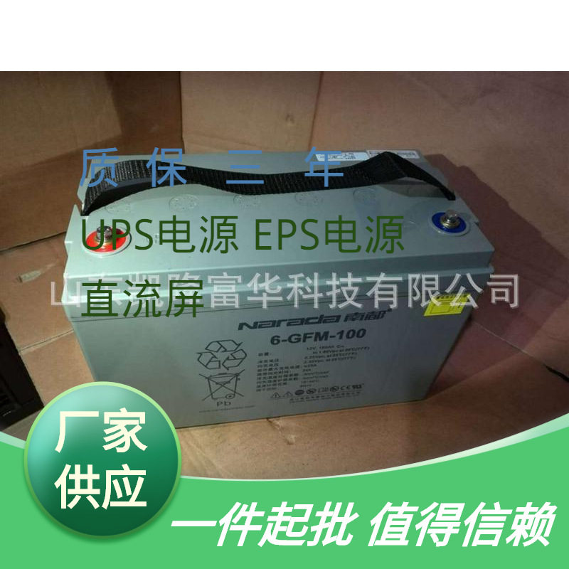 南都12V100Ah免维护铅酸电池