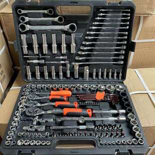 1q1汽修组套套筒套管棘轮扳手修车汽修工具套装工具箱汽车维修工