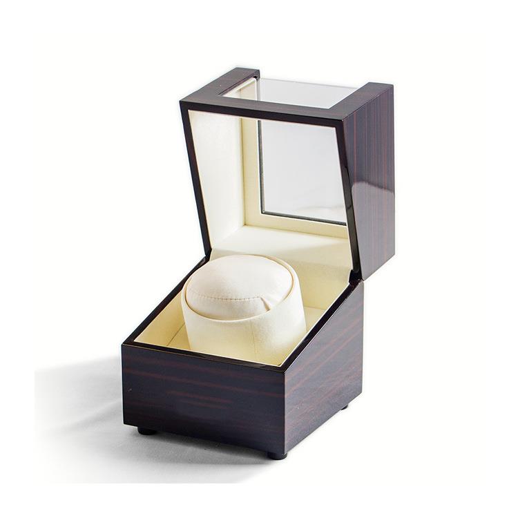 高档表盒实木开窗木纹纸单只表情侣表马达盒钢琴漆高品质