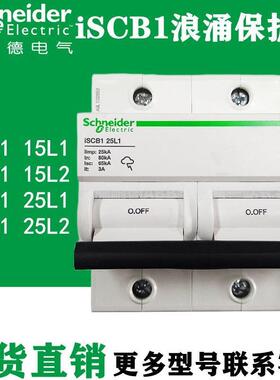 iSCB1防雷浪涌保护器1P/2P/3P/4P专用后备保护装置15/25KA