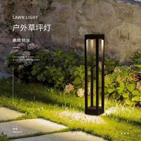太阳能户外灯防水草坪灯草地灯现代简约别墅庭院灯花园灯景观灯
