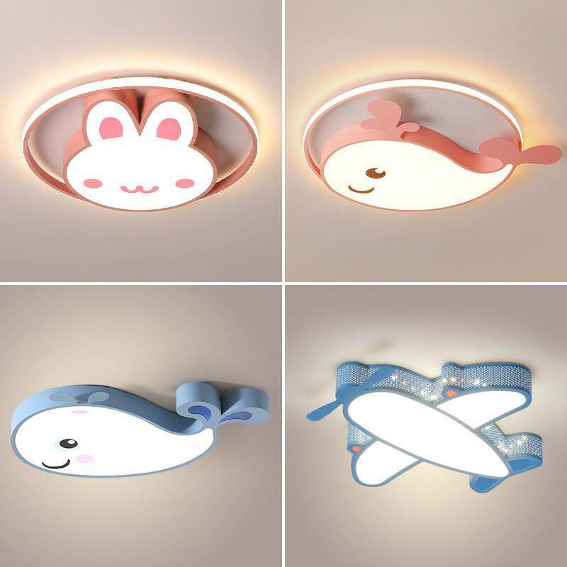 儿童卧室吸顶灯智能现代简约托育机构幼儿园男孩女孩可爱房间灯具