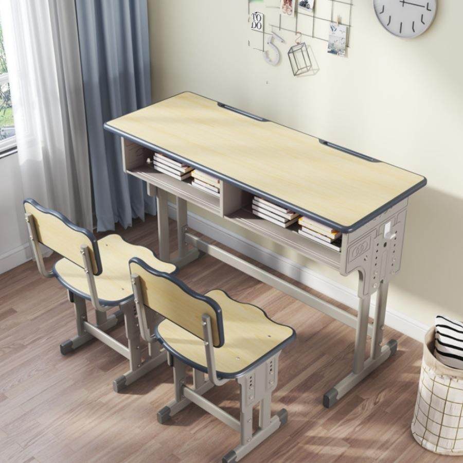 双人课桌椅中小学生培训辅导班桌儿童家用学习学校桌写字书桌套装