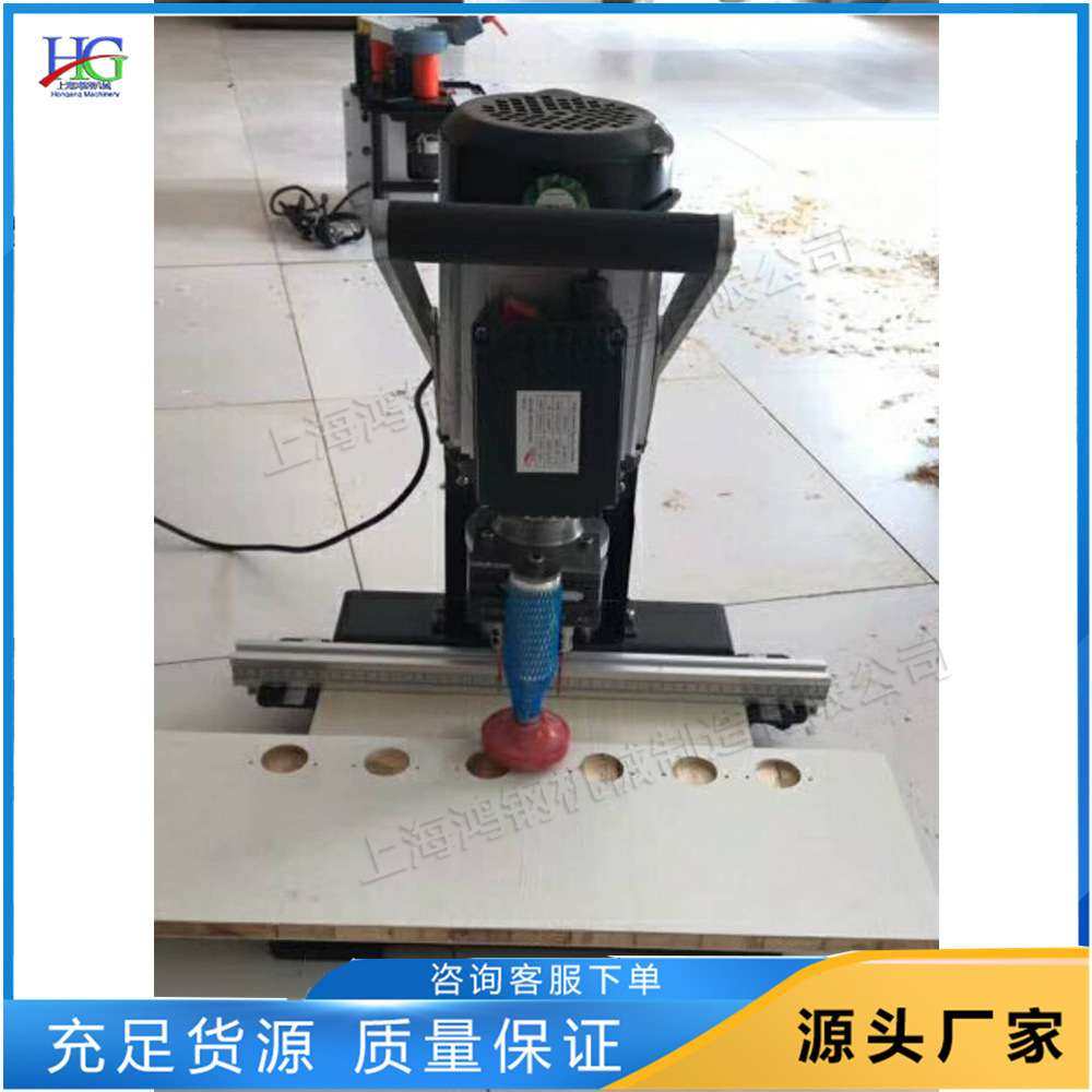 手提式单头铰链钻 小型板式家具钻孔设备 橱柜衣柜门业打孔机