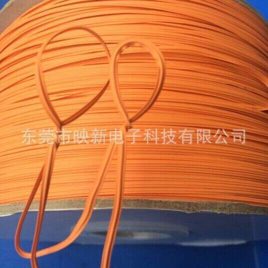 金黄色扎丝彩色扎线铁芯绑带包胶椭圆形扎带扁形盒子定位扎线