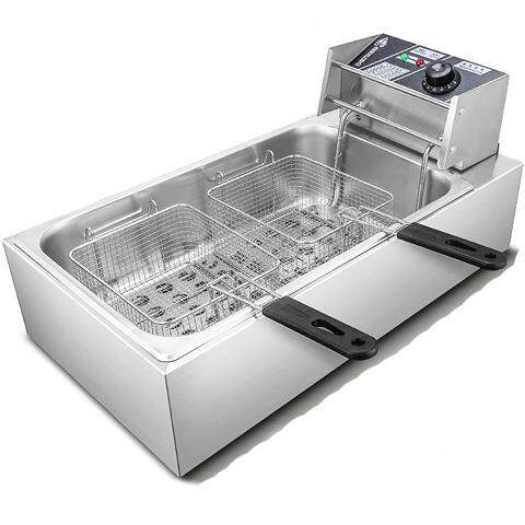 电炸锅商用新款自动控温油炸锅炸串智能恒温炸锅摆地摊专用恒温