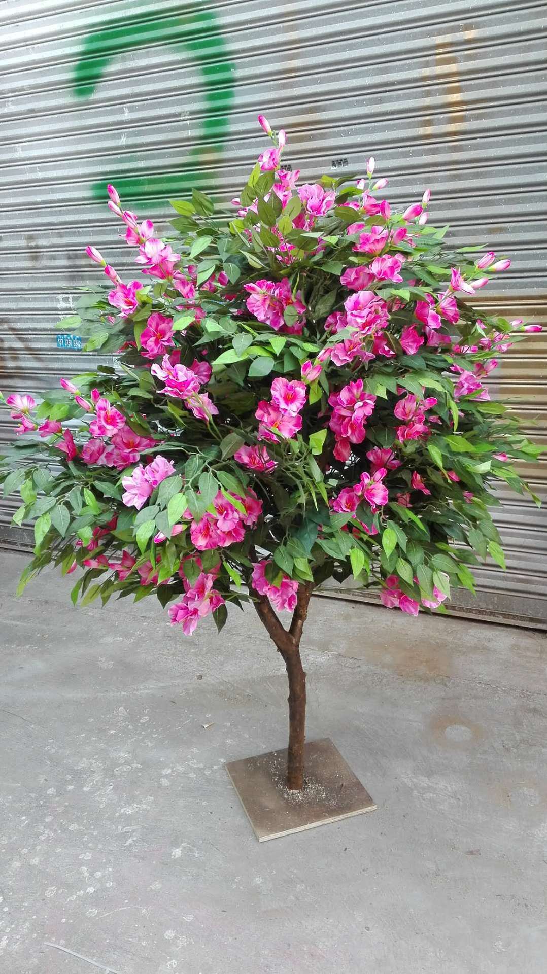大型仿真紫薇花树落地景观摆件