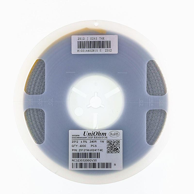 2512贴片电阻精度5%全系列阻值0R~1M1R100R1K3K34K710K1M