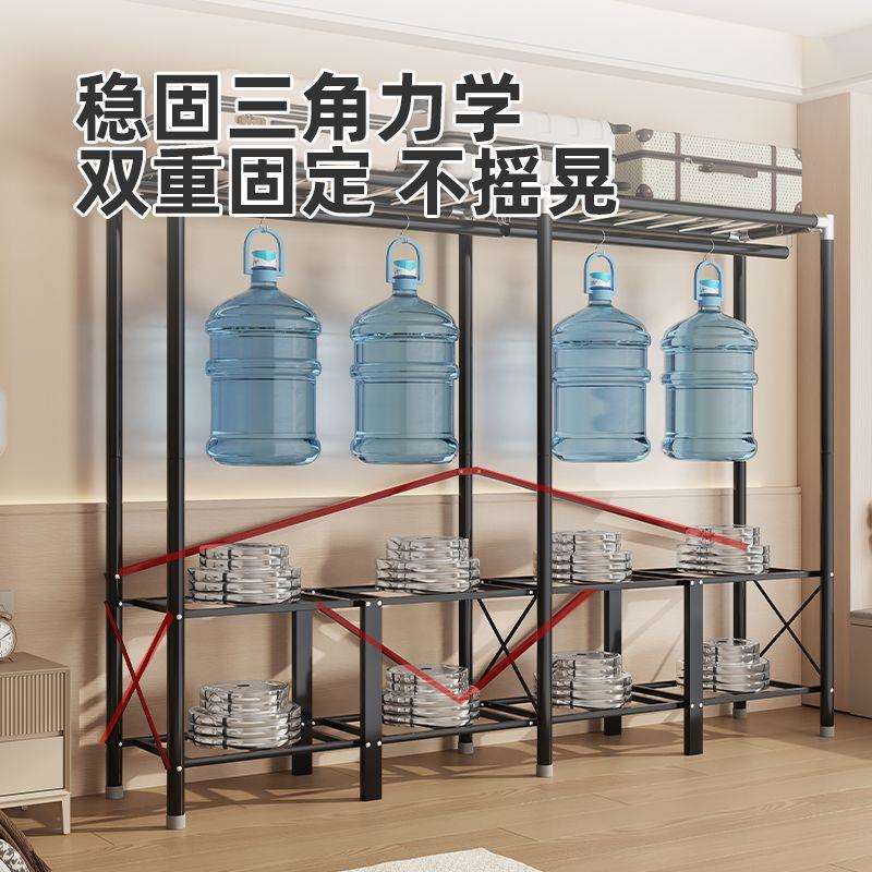 免安装折叠式衣柜家用卧室简易衣柜加粗加厚全钢架出租房收纳柜子