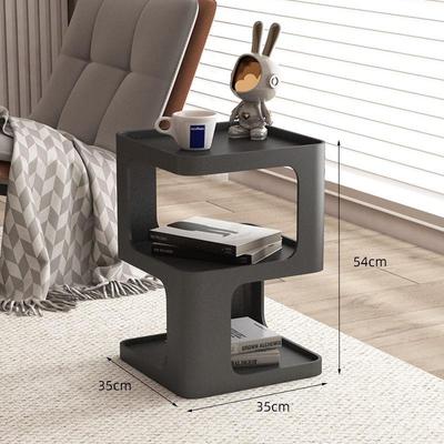 沙发边几简约现代网红520铁艺边几极简小茶几法式简约床头柜收纳