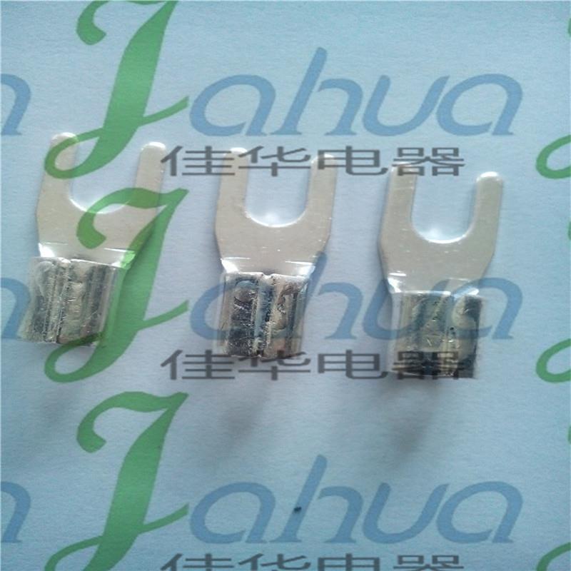 UT35-10叉形裸端头铜接线鼻子冷压接线端子