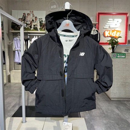 New Balance NB童秋装男女童儿童百搭休闲连帽外套夹克7AF13013