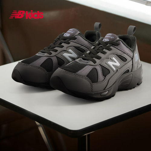 new balance NB童鞋878系列男女童一脚蹬儿童春秋休闲跑步运动鞋