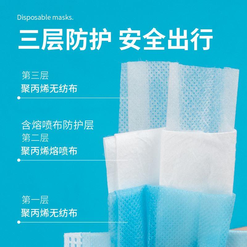 纹绣纹身一次性口罩夏季薄款防尘飞沫透气加厚美容口罩成人口鼻罩