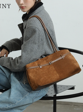 【新年礼物】Oinny小众复古磨砂设计感通勤托特包单肩女包6507