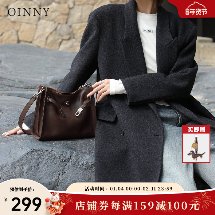 【新年礼物】Oinny时尚轻奢质感通勤凯莉托特包大容量包女包5860,箱包皮具/热销女包/男包,托特包,淘宝优惠券,粉丝福利购,淘宝优惠卷