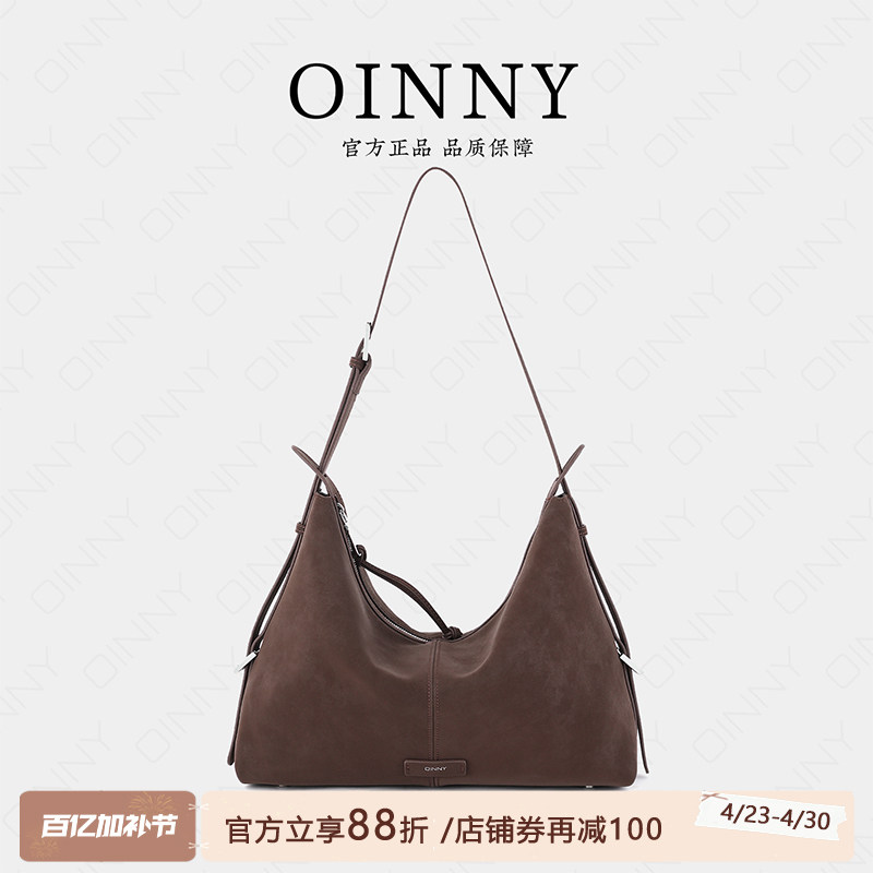 【夏季新款】Oinny2026秋冬时尚高级设计感休闲通勤托特女包9505