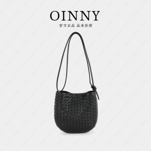 【早春上新】Oinny气质小众新款高级手工羊皮编织包单肩女包5880