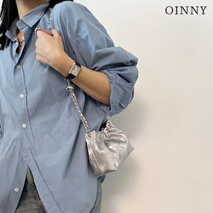 Oinny新国风褶皱云朵简约质感链条女包6288 圣诞礼物现货秒发