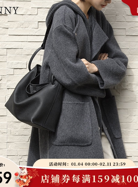 【新年礼物】Oinny大容量轻奢小众女包高级真皮菜篮子包包1070-1