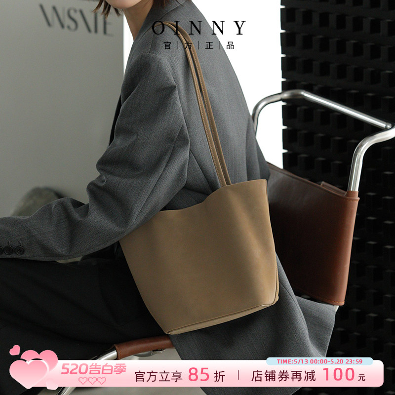 【夏季新款】Oinny新款单肩托特包高级包包通勤菜篮子女包5843