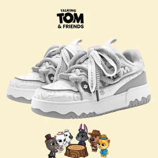 汤姆猫鞋子男鞋板鞋男款2026新款男生ins风潮鞋小众百搭棉鞋