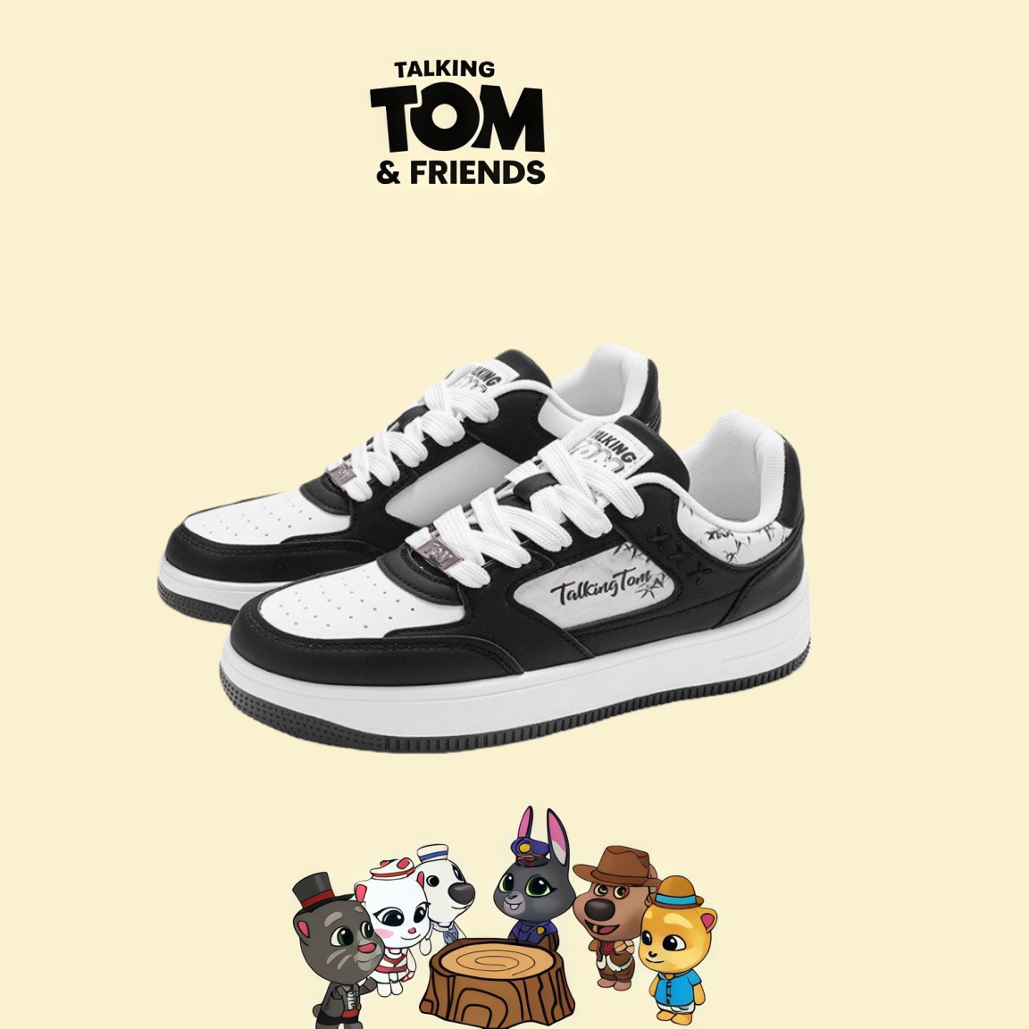 会说话的汤姆猫鞋子冬季男女板鞋2026新款百搭小白鞋舒适休闲潮鞋