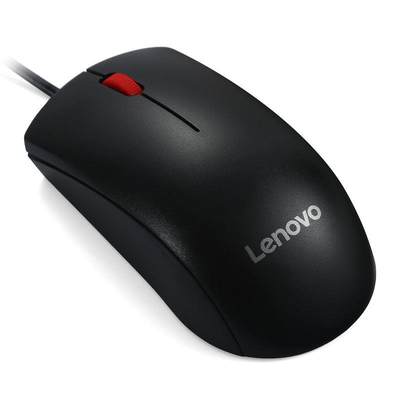 联想大红点M120Pro有线光学鼠标台式办公电脑笔记本鼠标家用通用