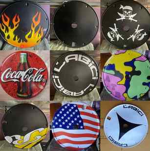 极速26寸自行车封盘轮盖大风盘自行车封闭轮L车轮封闭盘 700C封盘