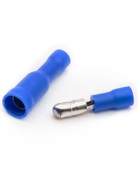 极速子弹头公母电线中间p对接头压线接线柱冷压接线端子FRD(MPD)2