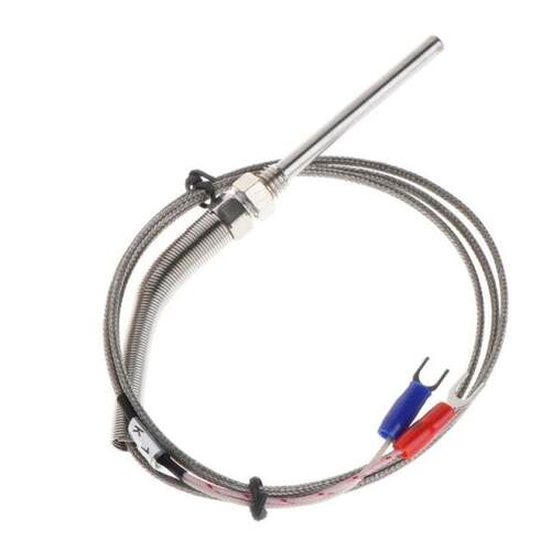 极速1M K-dType Thermocouple Probe 2 Wire M8 Thread 3.3Ft Tem